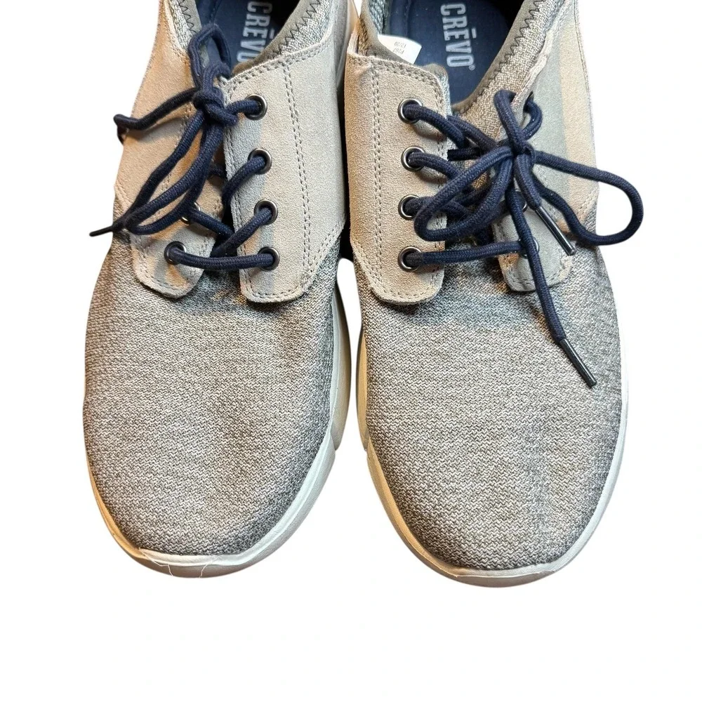 Crevo Chukka Shoes‎ Mens Size 12 Gray Suede Knit Casual Sneakers CV1800-261